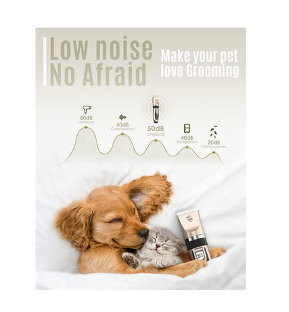 Silent Pet Hair Clipper | Dog & Cat