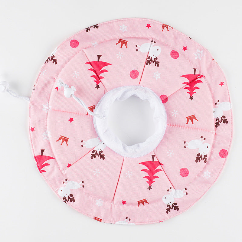 Pink Size L Waterproof Pet Recovery Collar Set (2 Pack) | Cats & Dogs