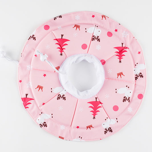 Pink Size L Waterproof Pet Recovery Collar Set (2 Pack) | Cats & Dogs