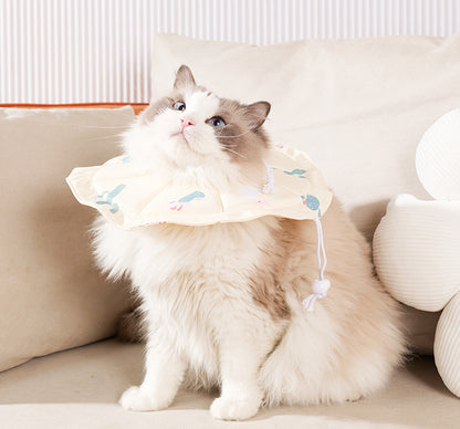 Beige Size S Waterproof Pet Recovery Collar Set (2 Pack) | Cats & Dogs
