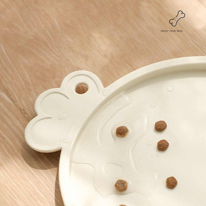 White Non-Slip Pet Feeding Mat | Dogs & Cats