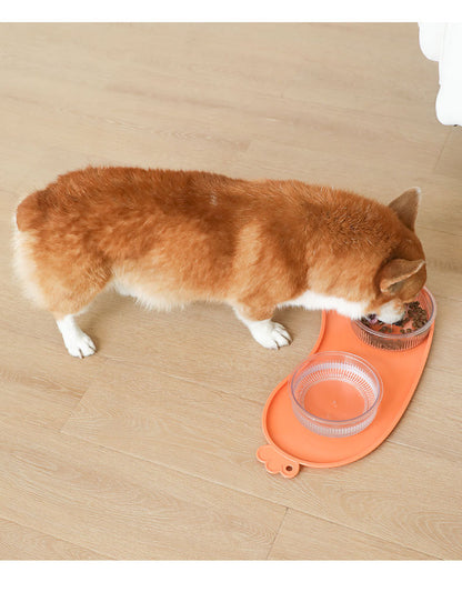 White Non-Slip Pet Feeding Mat | Dogs & Cats