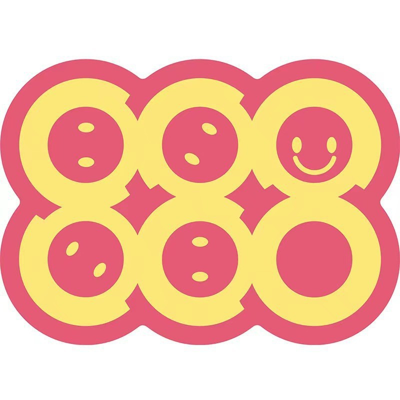 Style 2 Pink & Yellow Non-Slip Diatomite Pet Feeding Mat | 50x80cm
