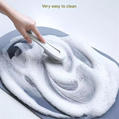 Style 5 Black & Blue Non-Slip Diatomite Pet Feeding Mat | 50x80cm