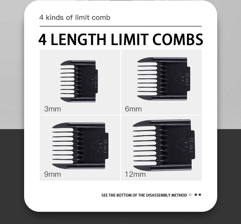 White Professional Pet Grooming Clipper Kit | 5-Speed