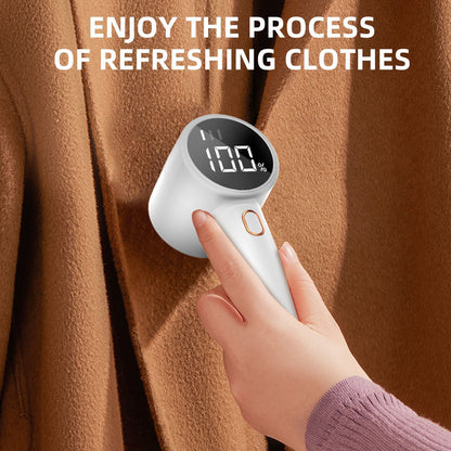 Black Rechargeable Electric Lint Remover | Pet & Fabric