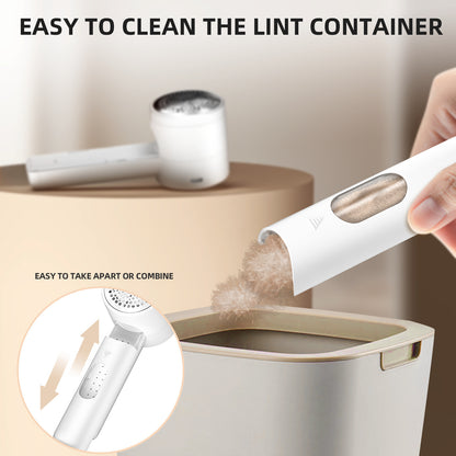 Black Rechargeable Electric Lint Remover | Pet & Fabric