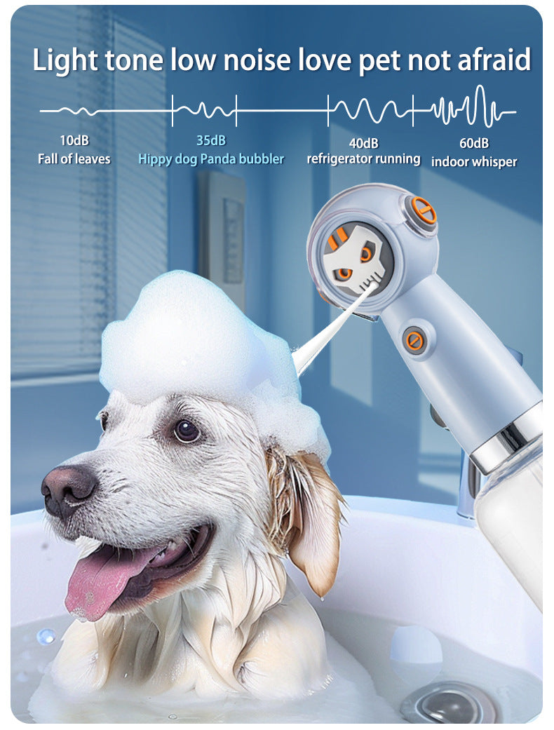 White Electric Pet Shampoo Foamer Gun | Dense Foam | Dogs & Cats
