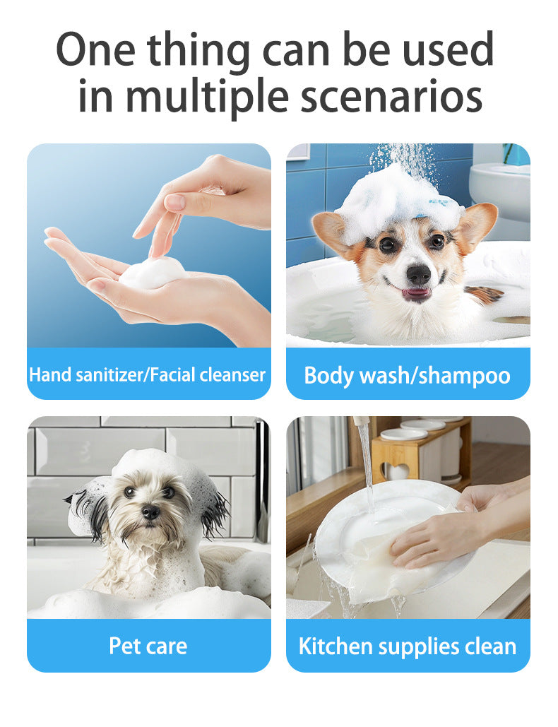 White Electric Pet Shampoo Foamer Gun | Dense Foam | Dogs & Cats
