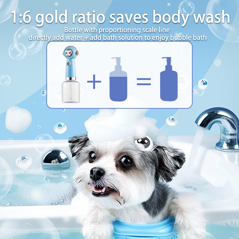 Dark Blue Electric Pet Shampoo Foamer Gun | Dogs & Cats