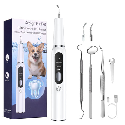 White Professional Pet Dental Cleaning Kit | Dog & Cat