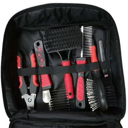 Dog & Cat Grooming Multi-Tool Kit | Storage Case | Fur & Nail Care
