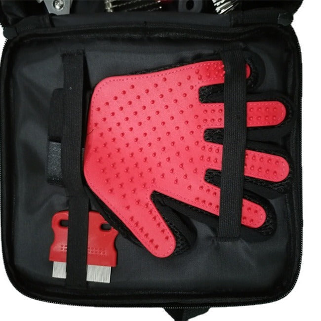 Dog & Cat Grooming Multi-Tool Kit | Storage Case | Fur & Nail Care