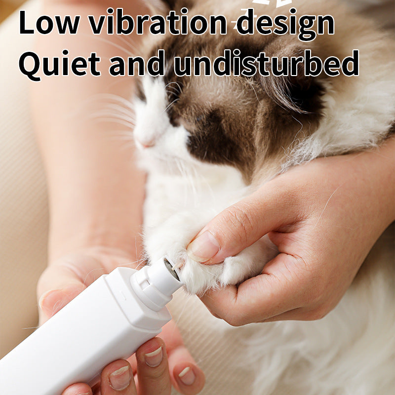 Black Electric Pet Nail Grinder | LCD Display | Cats & Dogs