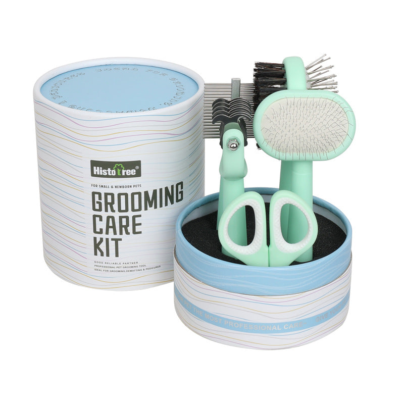 Green & Blue 5-in-1 Pet Grooming Care Kit | Dog & Cat