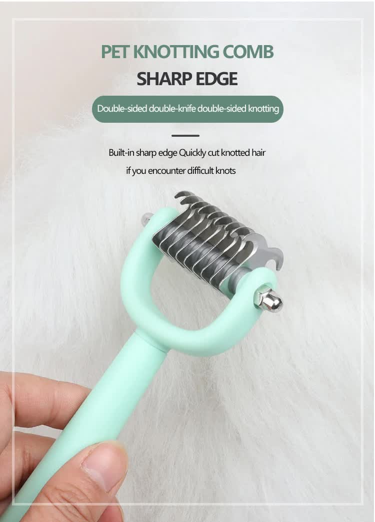 Green & Blue 5-in-1 Pet Grooming Care Kit | Dog & Cat