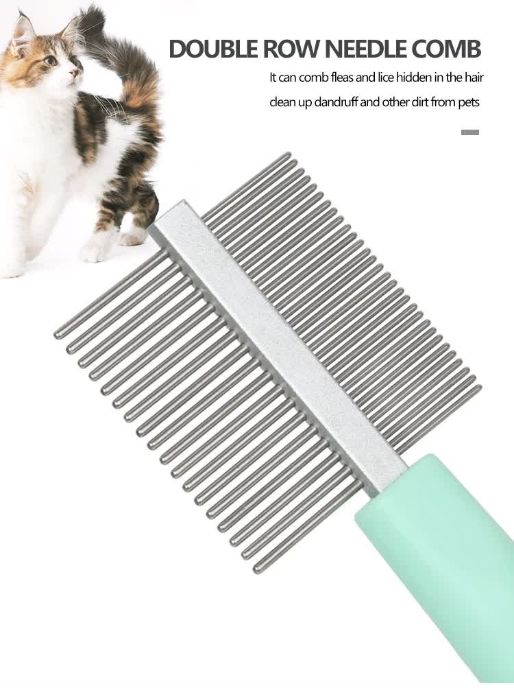 Pink & Blue 5-in-1 Pet Grooming Kit | Dog & Cat
