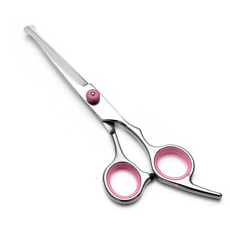 Pink & Silver 5-Piece Pet Grooming Scissors Kit | 6 Inch