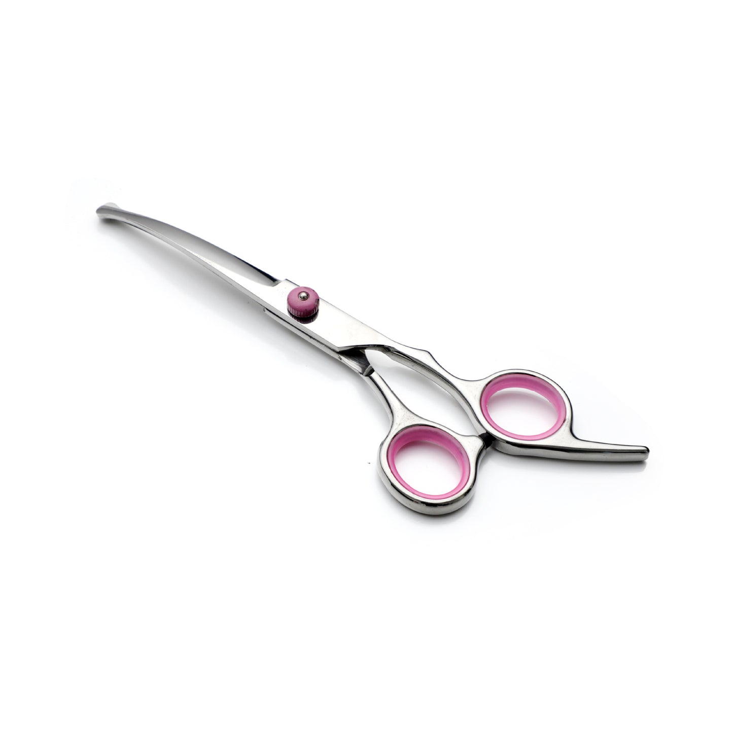 Pink & Silver 5-Piece Pet Grooming Scissors Kit | 6 Inch