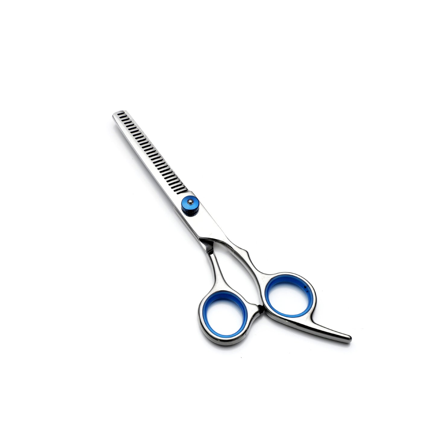 Blue & Silver 5-Piece Pet Grooming Scissors Kit | 6 Inch