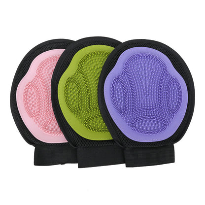 Green Pet Grooming Glove 3-Pack | Dogs & Cats
