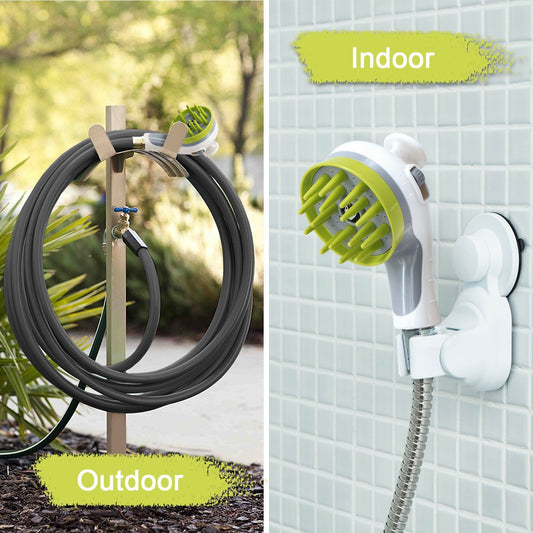 White Pet Bathing Showerhead | Dog-Friendly