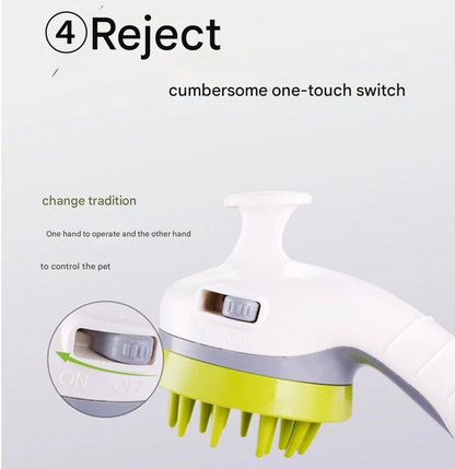 Orange Pet Bathing Showerhead | Dog-Friendly