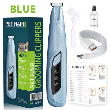Blue Precision Pet Paw Trimmer | Waterproof & Rechargeable