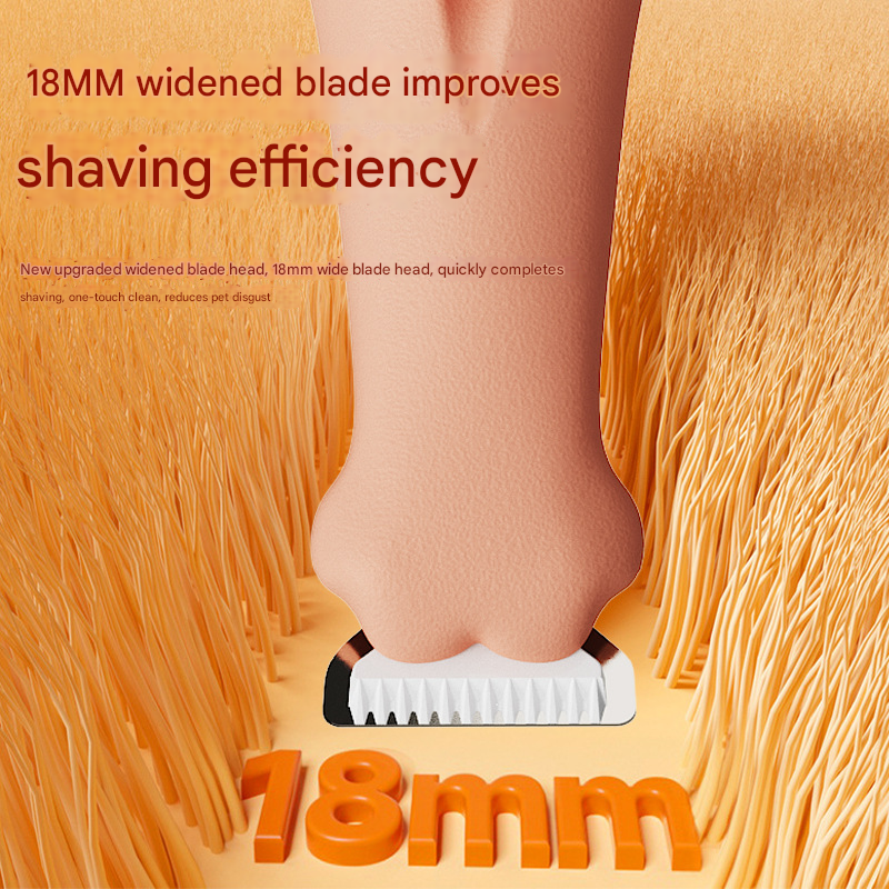 White Precision Pet Paw Trimmer | Waterproof & Rechargeable