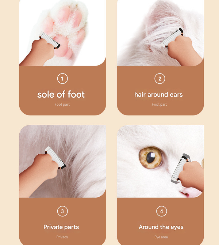 Black Precision Pet Paw Trimmer | Waterproof & Rechargeable