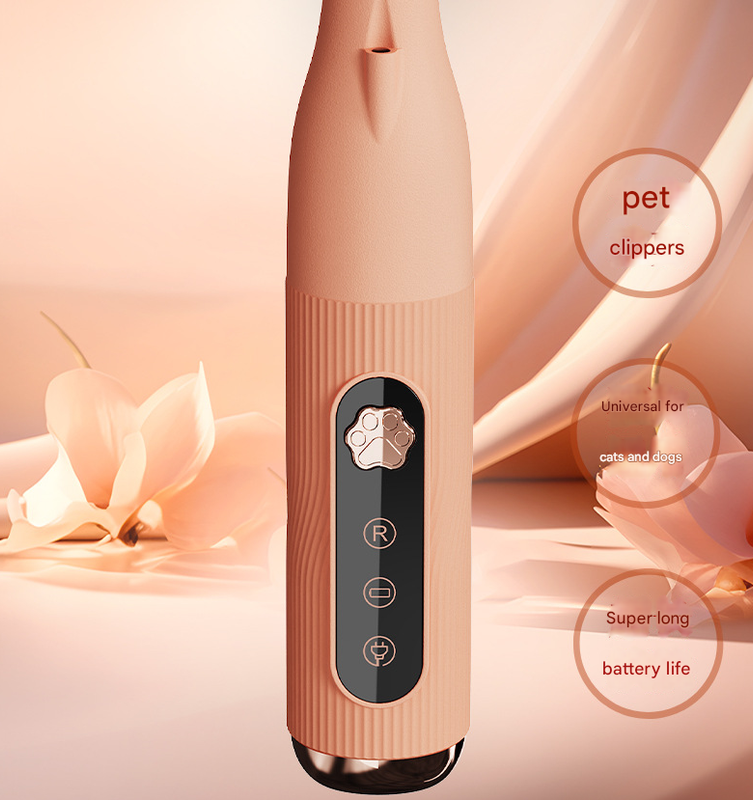 Black Precision Pet Paw Trimmer | Waterproof & Rechargeable