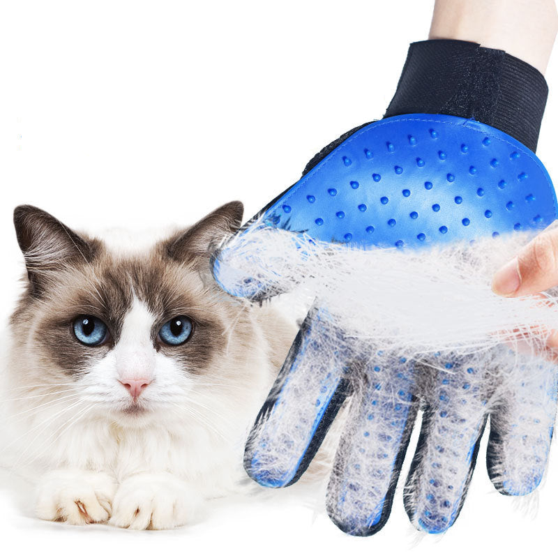 Blue Pet Grooming Deshedding Gloves (5 Pairs) | Dogs & Cats