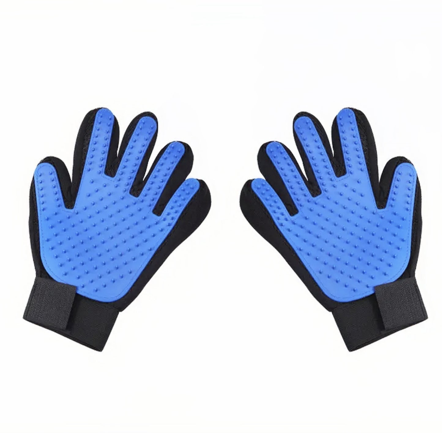 Blue Pet Grooming Deshedding Gloves (5 Pairs) | Dogs & Cats