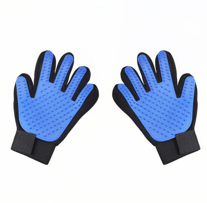 Blue Pet Grooming Deshedding Gloves (5 Pairs) | Dogs & Cats