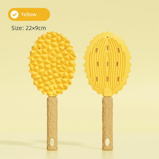 Yellow Durian Pet Massage Comb 2-Pack | Dual-Sided TPR | Cats