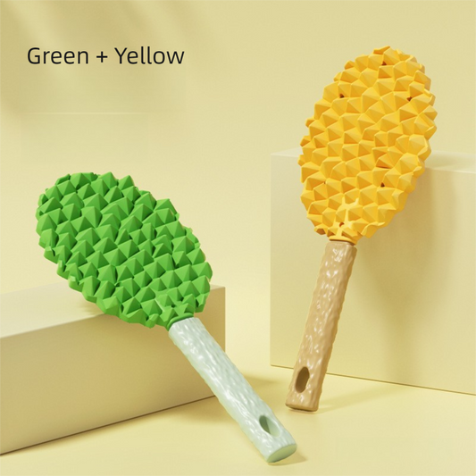 Green & Yellow Durian Pet Massage Comb 2-Pack | Cats