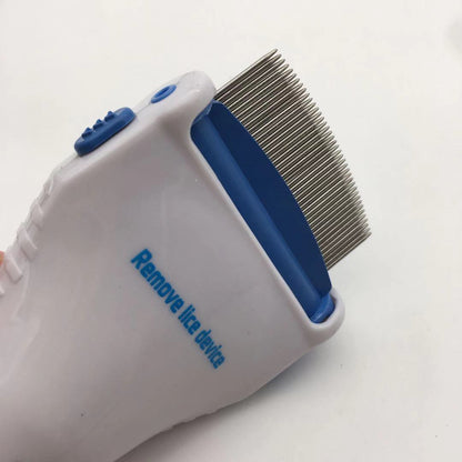 Portable Electric Pet Lice & Flea Comb | 3 Filters | Cats & Dogs