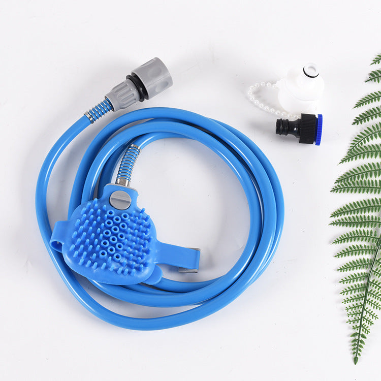 2-in-1 Pet Bathing Tool with Faucet Adapter | 2.2m Long Reach