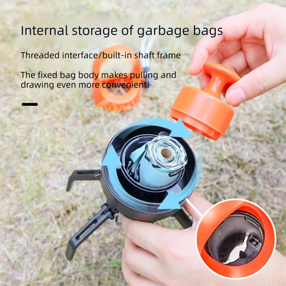 Orange Foldable 6-Claw Dog Poop Scooper