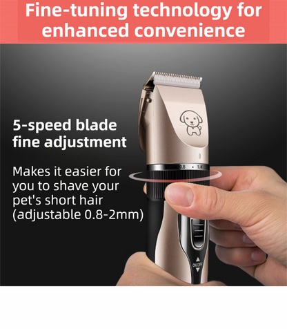 Gold K5 Professional Pet Grooming Clipper | Low Noise | Dog & Cat