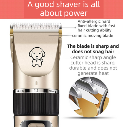 Black K5 Professional Pet Grooming Clipper | Low Noise | Dog & Cat