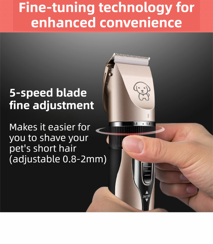 Black K5 Professional Pet Grooming Clipper | Low Noise | Dog & Cat