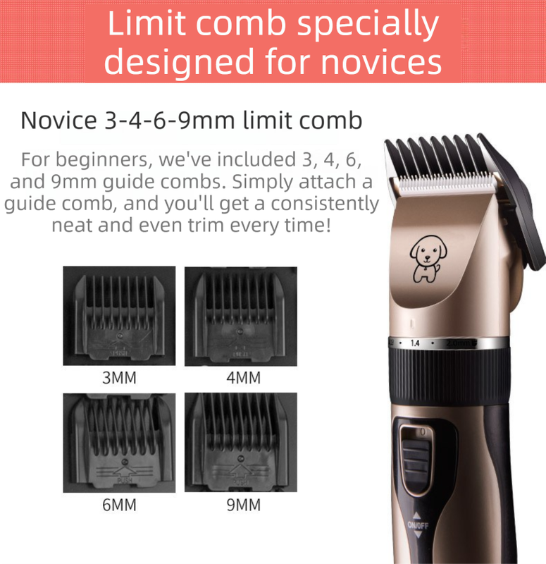 Black K5 Professional Pet Grooming Clipper | Low Noise | Dog & Cat
