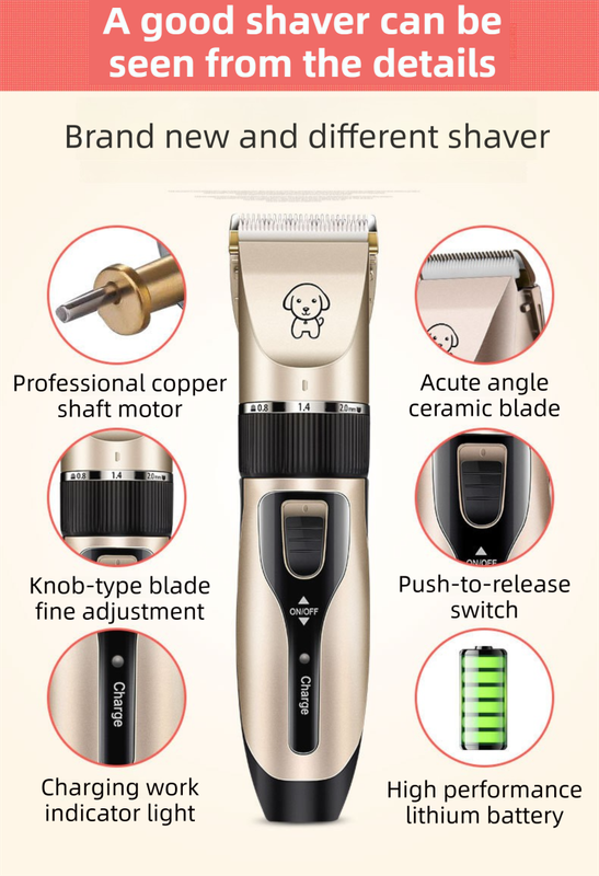 Black K5 Professional Pet Grooming Clipper | Low Noise | Dog & Cat