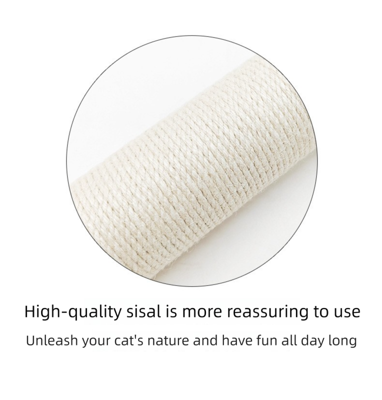 Cat Climbing Frame with Sisal Scratching Post | Beige