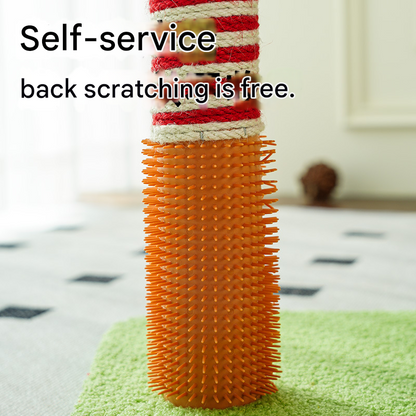 Colorful U-Shaped Cat Tree with Sisal Posts