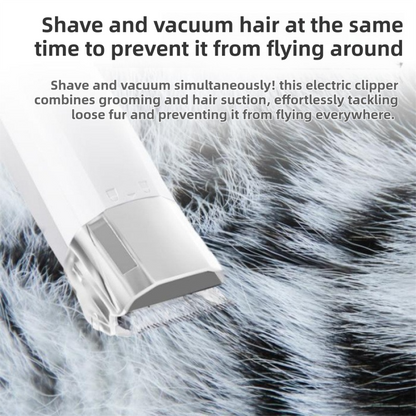 7-in-1 Pet Grooming Vacuum Kit | White | Dog & Cat