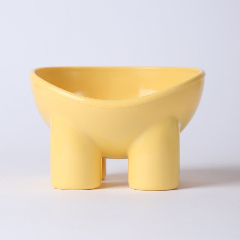 Macaron Elevated Pet Bowls | 2-Pack Yellow