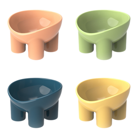 Macaron Elevated Pet Bowls | Anti-Tip