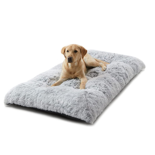 95 x 65 CM Winter Long Plush Dog Bed for Large Dogs